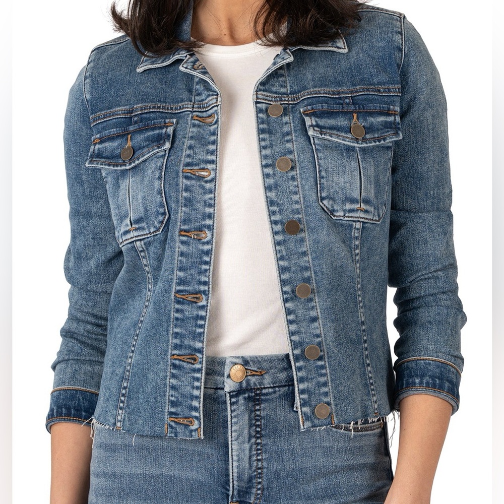 Kut from the Kloth Kara Denim Jacket M